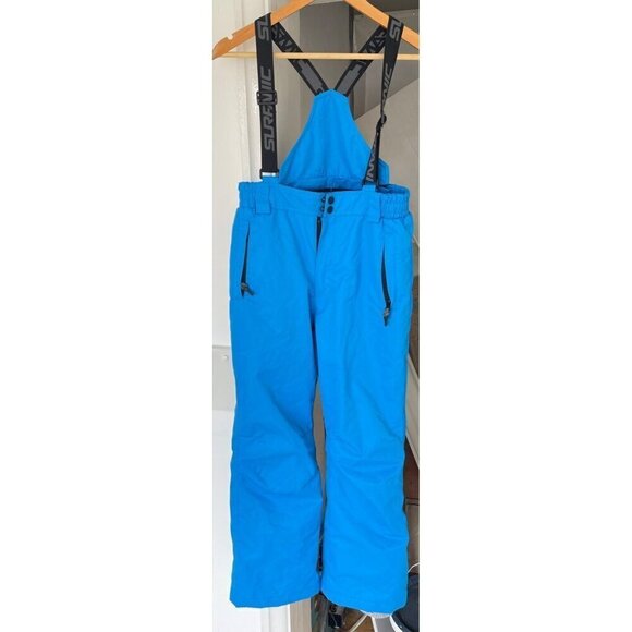 Surfanic bib ski snowboard  pants  30'waist 36'hip 29' long  blue - Picture 1 of 13